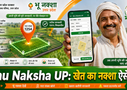 Bhu Naksha UP Online Mobile Check Gata Number Land Map Process