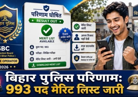 Bihar Police CSBC Constable Operator Result 2026 Merit List Check Banner