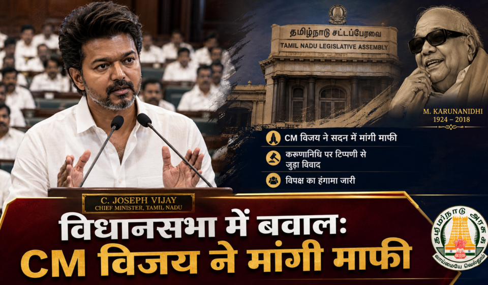 CM Vijay Apologizes in Tamil Nadu Assembly over Karunanidhi Kalaignar Title Row
