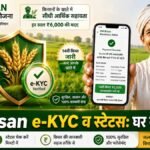 # **SEO Title:** 🌾 PM Kisan E-KYC 2026: घर बैठे मोबाइल से करें e-KYC और Beneficiary Status चेक, जानें पूरी प्रक्रिया **Permalink / Slug:** `pm-kisan-ekyc-2026-online-check-and-beneficiary-status` **Meta Description:** *PM Kisan E-KYC 2026: पीएम किसान सम्मान निधि योजना की अगली किस्त के लिए घर बैठे e-KYC कैसे करें और Beneficiary Status कैसे चेक करें? जानिए आधार OTP और CSC सेंटर से आवेदन का पूरा तरीका।* --- **PM Kisan E-KYC & Beneficiary Status 2026:** केंद्र सरकार द्वारा संचालित **प्रधानमंत्री किसान सम्मान निधि (PM-Kisan) योजना** के तहत देश के पात्र किसान परिवारों को प्रतिवर्ष **₹6,000 की आर्थिक सहायता** प्रदान की जाती है। यह राशि ₹2,000-₹2,000 की तीन समान किस्तों में सीधे किसानों के बैंक खातों (DBT) में भेजी जाती है। यदि आपकी पीएम किसान की किस्त अटक गई है या आप अगली किस्त का इंतज़ार कर रहे हैं, तो सबसे पहले अपनी **e-KYC प्रक्रिया** पूरी करें और अपना **Beneficiary Status** जांचें। सरकार ने किस्त प्राप्त करने के लिए आधार लिंक e-KYC और बैंक खाते की NPCI मैपिंग को अनिवार्य कर दिया है। --- ## **📋 PM Kisan Samman Nidhi: एक नज़र में** | विवरण (Parameter) | जानकारी (Details) | | --- | --- | | **योजना का नाम** | प्रधानमंत्री किसान सम्मान निधि योजना (PM-Kisan) | | **संचालक विभाग** | कृषि एवं किसान कल्याण मंत्रालय, भारत सरकार | | **वार्षिक वित्तीय सहायता** | ₹6,000 (3 किस्तों में ₹2,000 की राशि) | | **मुख्य आवश्यकताएँ** | आधार कार्ड, लैंड सीडिंग, आधार-लिंक्ड बैंक खाता | | **आधिकारिक पोर्टल** | [pmkisan.gov.in](https://pmkisan.gov.in) | --- ## **💡 PM Kisan e-KYC और Status चेक करने के लिए आवश्यक विवरण** ऑनलाइन प्रक्रिया शुरू करने से पहले किसानों के पास निम्नलिखित जानकारी उपलब्ध होनी चाहिए: * **आधार कार्ड नंबर** * **आधार से लिंक्ड एक्टिव मोबाइल नंबर** (OTP सत्यापन हेतु) * **PM Kisan Registration Number** (पंजीकरण संख्या) * **बैंक खाता और भू-अभिलेख विवरण (Land Seeding Details)** --- ## **💻 PM Kisan e-KYC Online कैसे करें? (Step-by-Step)** यदि आपके आधार कार्ड से मोबाइल नंबर लिंक है, तो आप घर बैठे स्मार्टफोन से ही यह प्रक्रिया पूरी कर सकते हैं: 1. **आधिकारिक पोर्टल पर जाएँ:** सबसे पहले [pmkisan.gov.in](https://pmkisan.gov.in) पर जाएँ। 2. **e-KYC विकल्प चुनें:** होमपेज पर दिए गए **'Farmers Corner'** सेक्शन में जाएं और **'e-KYC'** बटन पर क्लिक करें। 3. **Aadhaar Number दर्ज करें:** अपना आधार नंबर डालें और Search पर क्लिक करें। 4. **OTP सत्यापन करें:** आपके आधार से जुड़े मोबाइल नंबर पर एक OTP प्राप्त होगा। उसे दर्ज करके **'Submit OTP'** पर क्लिक करें। 5. **प्रक्रिया पूर्ण:** OTP सत्यापन सफल होते ही स्क्रीन पर **"e-KYC is Successfully Submitted"** का संदेश आ जाएगा। > **नोट:** यदि आपका मोबाइल नंबर आधार से लिंक नहीं है या OTP से सत्यापन में त्रुटि आ रही है, तो आप निकटतम **CSC (कॉमन सर्विस सेंटर)** पर जाकर बायोमेट्रिक (Biometric) सत्यापन के जरिए e-KYC करवा सकते हैं। --- ## **📊 PM Kisan Beneficiary Status कैसे चेक करें?** आपकी किस्त जारी हुई है या नहीं, यह जानने के लिए नीचे दिए गए चरणों का पालन करें: 1. [PM Kisan Portal](https://pmkisan.gov.in) खोलें और **Farmers Corner** में जाएं। 2. **'Know Your Status'** विकल्प पर क्लिक करें। 3. अपना **Registration Number** और Captcha कोड दर्ज करके **'Get OTP'** पर क्लिक करें। *(यदि रजिस्ट्रेशन नंबर याद नहीं है, तो 'Know Your Registration Number' लिंक का प्रयोग करें।)* 4. मोबाइल पर आए OTP को सत्यापित करने के बाद स्क्रीन पर आपका संपूर्ण **Beneficiary Status** खुल जाएगा। 5. **यह 3 चीज़ें ज़रूर जांचें:** * **e-KYC Status:** YES होना चाहिए। * **Land Seeding:** YES होना चाहिए। * **Aadhaar Bank Account Seeding:** YES होना चाहिए। > **👉 यह भी पढ़ें:** [UPPCL Bijli Bill Online Check: मोबाइल से यूपी बिजली बिल कैसे चेक करें और जमा करें?](https://www.google.com/search?q=https://rpkhabar.com/uppcl-bijli-bill-online-check-and-pay-process) --- ## **😱 PM Kisan की किस्त न आने पर क्या करें?** यदि उपरोक्त सभी विवरण सही होने के बाद भी आपके खाते में किस्त की राशि नहीं पहुँची है, तो इन बिन्दुओं की जाँच करें: * अपने बैंक खाते में DBO / NPCI मैपिंग सक्रिय है या नहीं। * भू-लेख अंकन (Land Seeding) में कोई अयोग्यता या त्रुटि तो नहीं है। * किसी भी प्रकार के तकनीकी समाधान के लिए पीएम किसान टोल-फ्री हेल्पलाइन **155261 / 011-24300606** पर संपर्क करें अथवा पीएम किसान पोर्टल पर **'Helpdesk'** के माध्यम से अपनी शिकायत दर्ज कराएं। --- ## **❓ अक्सर पूछे जाने वाले सवाल (FAQs)** **Q1. क्या PM Kisan योजना में e-KYC कराना सभी किसानों के लिए अनिवार्य है?** **उत्तर:** जी हाँ, बिना e-KYC पूर्ण किए अगली किस्तों का भुगतान रोक दिया जाता है। **Q2. CSC सेंटर से e-KYC करवाने पर कितना शुल्क लगता है?** **उत्तर:** CSC सेंटर पर बायोमेट्रिक e-KYC के लिए सरकार द्वारा निर्धारित न्यूनतम सेवा शुल्क लिया जाता है। --- ## **🔥 निष्कर्ष** प्रधानमंत्री किसान सम्मान निधि योजना का निर्बाध लाभ प्राप्त करने के लिए e-KYC, आधार सीडिंग और लैंड सीडिंग का पूर्ण होना अत्यंत आवश्यक है। समय-समय पर आधिकारिक पोर्टल पर जाकर अपना स्टेटस चेक करते रहें ताकि किसी भी प्रकार की त्रुटि होने पर उसे तुरंत सुधारा जा सके। --- ### **💡 SEO & WordPress Checklist:** * **Focus Keyword:** `PM Kisan E-KYC 2026` * **Primary Category:** `Sarkari Yojana` / `Services` * **Secondary Category:** `Latest News` * **Tags:** `PM Kisan Yojana`, `PM Kisan eKYC`, `Beneficiary Status Check`, `PM Kisan Next Installment`, `pmkisan gov in` * **Featured Image File Name:** `pm-kisan-ekyc-beneficiary-status-2026-1200x675.jpg` * **Alt Text:** `PM Kisan E-KYC Online Process and Beneficiary Status Check 1200x675` * **Internal Link:** लेख के अंदर जहाँ "Sarkari Yojana" लिखा है, वहाँ अपनी वेबसाइट के **[Sarkari Yojana Section](https://rpkhabar.com)** का लिंक दर्ज करें। --- ### **🎨 AI Image Prompt (1200 × 675 Pixels / 16:9 Aspect Ratio):** > **`A high-resolution 16:9 landscape aspect ratio (1200x675 pixels) cinematic editorial news banner for PM Kisan E-KYC and Beneficiary Status 2026. On the left side, a stylized 3D digital icon of a golden wheat stalk inside a green security shield with a glowing checkmark badge saying "e-KYC Verified". On the right side, a smiling Indian farmer in a green field holding a smartphone showing a successful bank transfer status screen. Clean vibrant green, gold, and white background layout, studio lighting, vector-editorial hybrid style, bold Hindi text saying "PM Kisan e-KYC व स्टेटस: घर बैठे चेक करें" at the bottom, high resolution, --ar 16:9.`** --- ### **📁 Image Filename & Alt Text:** * **Filename:** `pm-kisan-ekyc-beneficiary-status-2026-1200x675.jpg` * **Alt Text:** `PM Kisan E-KYC Online Process and Beneficiary Status Check 1200x675`