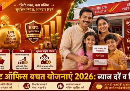 # **SEO Title:** 💰 Post Office Schemes 2026: RD, PPF या Sukanya Samriddhi? जानें ब्याज दरें, नियम और खाता खोलने का तरीका **Permalink / Slug:** `post-office-schemes-2026-rd-ppf-sukanya-interest-rate-rules` **Meta Description:** *Post Office Schemes 2026: डाकघर की पॉपुलर बचत योजनाएं RD, PPF और Sukanya Samriddhi Yojana (SSY) में कितना ब्याज मिल रहा है? जानिए नियम, दस्तावेज और सही योजना चुनने का तरीका।* --- **Post Office Schemes 2026:** यदि आप अपने या अपने परिवार के सुरक्षित भविष्य के लिए बिना जोखिम (Risk-Free) के निवेश करना चाहते हैं, तो भारतीय डाकघर (Post Office) की लघु बचत योजनाएं सबसे भरोसेमंद विकल्प हैं। इनमें **Recurring Deposit (RD)**, **Public Provident Fund (PPF)** और **Sukanya Samriddhi Yojana (SSY)** सबसे ज्यादा पसंद की जाने वाली स्कीम्स हैं। इन तीनों योजनाओं में जमा राशि पर भारत सरकार की पूर्ण गारंटी मिलती है। हालांकि, तीनों के नियम, परिपक्वता अवधि (Maturity Period) और ब्याज दरें अलग-अलग हैं। --- ## **📋 Post Office Schemes Comparative Analysis** नीचे दी गई तालिका में तीनों प्रमुख योजनाओं की तुलना की गई है: | विवरण (Parameter) | पोस्ट ऑफिस RD (Recurring Deposit) | PPF (Public Provident Fund) | सुकन्या समृद्धि योजना (SSY) | | --- | --- | --- | --- | | **लक्ष्य (Goal)** | छोटी-छोटी मासिक बचत | दीर्घकालिक संपत्ति निर्माण | बेटी की शिक्षा व शादी | | **वर्तमान ब्याज दर (Interest Rate)** | 6.7% प्रति वर्ष | 7.1% प्रति वर्ष | 8.2% प्रति वर्ष | | **अवधि (Tenure)** | 5 वर्ष | 15 वर्ष | 21 वर्ष (15 साल तक जमा) | | **पात्रता (Eligibility)** | कोई भी भारतीय नागरिक | कोई भी भारतीय नागरिक | 10 वर्ष से कम उम्र की बालिका | | **कर छूट (Tax Benefit)** | धारा 80C के तहत छूट नहीं | धारा 80C के तहत छूट (EEE Status) | धारा 80C के तहत छूट (EEE Status) | --- ## **📌 योजनाओं का विस्तृत विवरण** ### **1. Post Office RD (आवर्ती जमा खाता)** * **किसके लिए उपयोगी:** उन लोगों के लिए जो हर महीने निश्चित बचत करना चाहते हैं। * **मुख्य नियम:** न्यूनतम ₹100 प्रतिमाह से शुरुआत की जा सकती है। 5 साल की मैच्योरिटी के बाद इसे अगले 5 साल के लिए बढ़ाया भी जा सकता है। ### **2. Public Provident Fund (PPF)** * **किसके लिए उपयोगी:** लंबी अवधि के लिए रिटायरमेंट या बड़ा फंड बनाने के लिए। * **मुख्य नियम:** एक वित्तीय वर्ष में न्यूनतम ₹500 और अधिकतम ₹1,500,000 तक जमा किए जा सकते हैं। 15 साल बाद खाते को 5-5 साल के ब्लॉक में आगे बढ़ाया जा सकता है। ### **3. Sukanya Samriddhi Yojana (SSY)** * **किसके लिए उपयोगी:** बालिकाओं के उज्ज्वल भविष्य और उच्च शिक्षा के लिए। * **मुख्य नियम:** माता-पिता अपनी 10 वर्ष से कम आयु की बेटी के नाम पर यह खाता खोल सकते हैं। एक बच्ची के नाम पर केवल एक ही खाता खोला जा सकता है (एक परिवार में अधिकतम 2 बेटियों के लिए)। --- ## **📂 खाता खोलने के लिए आवश्यक दस्तावेज (Required Documents)** पोस्ट ऑफिस में इनमें से कोई भी खाता खोलने के लिए निम्नलिखित पहचान व पते के प्रमाण की आवश्यकता होती है: * **आवेदक का पहचान पत्र:** आधार कार्ड, पैन कार्ड या मतदाता पहचान पत्र * **पते का प्रमाण:** आधार कार्ड, बिजली बिल या राशन कार्ड * **पासपोर्ट साइज फोटो:** 2 हालिया तस्वीरें * **सुकन्या खाते के लिए विशेष:** बालिका का जन्म प्रमाण पत्र (Birth Certificate) और अभिभावक का आधार/पैन कार्ड --- ## **💻 पोस्ट ऑफिस में खाता कैसे खोलें? (Step-by-Step)** 1. **नजदीकी डाकघर जाएं:** अपने पास के पोस्ट ऑफिस (Post Office Branch) में जाएं और संबंधित योजना का आवेदन पत्र प्राप्त करें। 2. **फॉर्म भरें:** आवेदन पत्र में सभी व्यक्तिगत और नामांकन (Nomination) संबंधी विवरण सही-सही भरें। 3. **दस्तावेज़ संलग्न करें:** आवश्यक केवाईसी (KYC) दस्तावेजों की स्व-प्रमाणित (Self-Attested) प्रतियां संलग्न करें। 4. **प्रारंभिक जमा राशि का भुगतान करें:** पहली किस्त की राशि (नकद या चेक द्वारा) जमा करके खाता खोलें। खाता खुलने के बाद आपको पासबुक जारी कर दी जाएगी। > **👉 यह भी पढ़ें:** [EPFO UAN Activate 2026: UAN एक्टिवेट कैसे करें और बिना इंटरनेट SMS या मिस्ड कॉल से PF Balance चेक करें](https://www.google.com/search?q=https://rpkhabar.com/epfo-uan-activate-and-check-pf-balance-without-internet) --- ## **❓ आपके वित्तीय लक्ष्य के लिए कौन-सी योजना सही है?** यदि आप अपनी प्राथमिकताओं को लेकर स्पष्ट नहीं हैं, तो इन 3 सवालों पर विचार करें: 1. **मासिक बचत:** यदि आप हर महीने ₹1,000 से ₹5,000 की छोटी बचत 5 साल के लिए करना चाहते हैं, तो **RD** चुनें। 2. **टैक्स बचत और रिटायरमेंट:** यदि आप 15 साल के लिए बिना जोखिम के टैक्स-फ्री रिटर्न चाहते हैं, तो **PPF** सबसे बेहतर है। 3. **बेटी का भविष्य:** यदि आपकी बेटी की उम्र 10 साल से कम है, तो सबसे अधिक 8.2% ब्याज दर का लाभ उठाने के लिए **Sukanya Samriddhi Yojana** चुनें। क्या आप इनमें से किसी विशिष्ट योजना में मासिक या एकमुश्त जमा राशि पर मिलने वाले कुल रिटर्न (Maturity Amount) की गणना करवाना चाहते हैं? अपने अनुमानित बजट के बारे में बताएं! --- ### **💡 SEO & WordPress Checklist:** * **Focus Keyword:** `Post Office Schemes 2026` * **Primary Category:** `Sarkari Yojana` / `Services` * **Secondary Category:** `Finance` / `Latest News` * **Tags:** `Post Office RD Interest Rate`, `PPF Rules 2026`, `Sukanya Samriddhi Yojana`, `Post Office Savings Schemes`, `Post Office Account Opening` * **Featured Image File Name:** `post-office-schemes-2026-rd-ppf-sukanya-1200x675.jpg` * **Alt Text:** `Post Office Schemes 2026 RD PPF Sukanya Samriddhi Interest Rate Comparison 1200x675` * **Internal Link:** लेख के अंदर जहाँ "Services" लिखा है, वहाँ अपनी वेबसाइट के **[Services Section](https://rpkhabar.com)** का लिंक दर्ज करें। --- ### **🎨 AI Image Prompt (1200 × 675 Pixels / 16:9 Aspect Ratio):** > **`A high-resolution 16:9 landscape aspect ratio (1200x675 pixels) cinematic editorial news banner for Post Office Savings Schemes 2026. On the left side, 3D golden piggy bank and savings growth charts with icons representing RD, PPF, and Sukanya Samriddhi Yojana. On the right side, a happy Indian family holding a Post Office passbook in front of a modern India Post office branch. Warm orange, deep red, and gold gradient background layout, studio lighting, vector-editorial hybrid style, bold Hindi text saying "पोस्ट ऑफिस बचत योजनाएं 2026: ब्याज दरें व नियम" at the bottom, high resolution, --ar 16:9.`** --- ### **📁 Image Filename & Alt Text:** * **Filename:** `post-office-schemes-2026-rd-ppf-sukanya-1200x675.jpg` * **Alt Text:** `Post Office Schemes 2026 RD PPF Sukanya Samriddhi Interest Rate Comparison 1200x675`