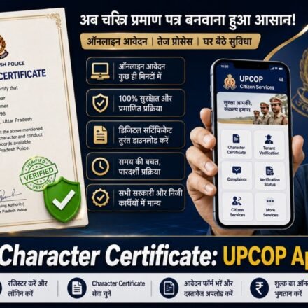 UP Police Character Certificate UPCOP App Online Apply and Verification Process 1200x675