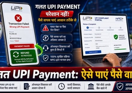 Wrong UPI Payment Refund Process Online NPCI and Bank Complaint 1200x675