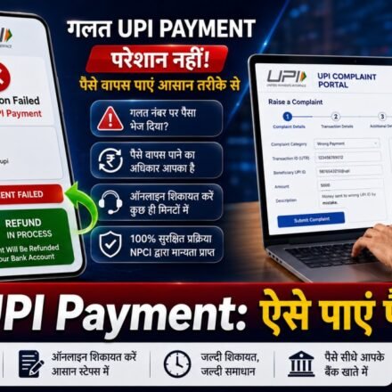 Wrong UPI Payment Refund Process Online NPCI and Bank Complaint 1200x675